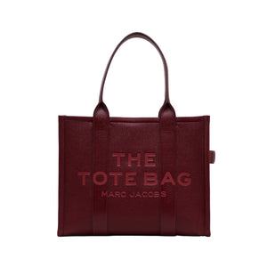 THE LEATHER LARGE TOTE BAG