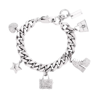 THE PAVE MINI ICON CHARM BRACELET