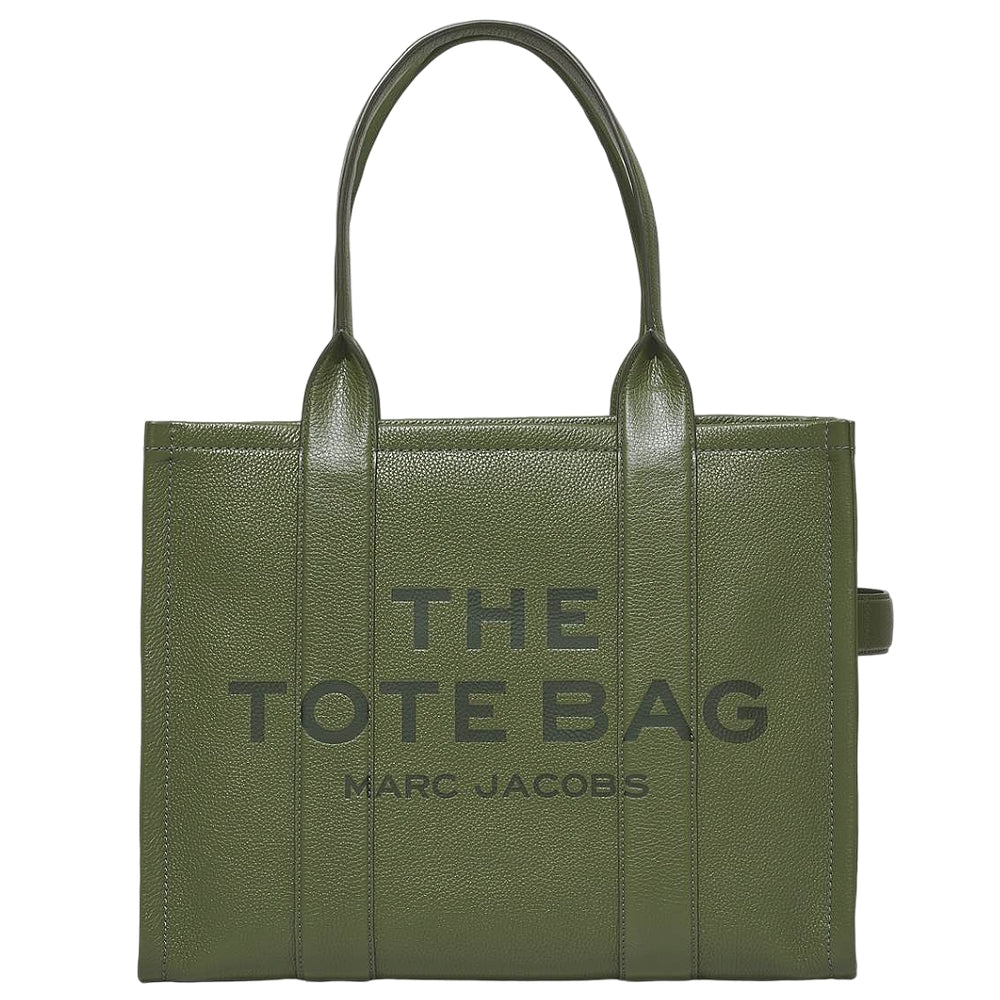 THE LEATHER LARGE TOTE BAG