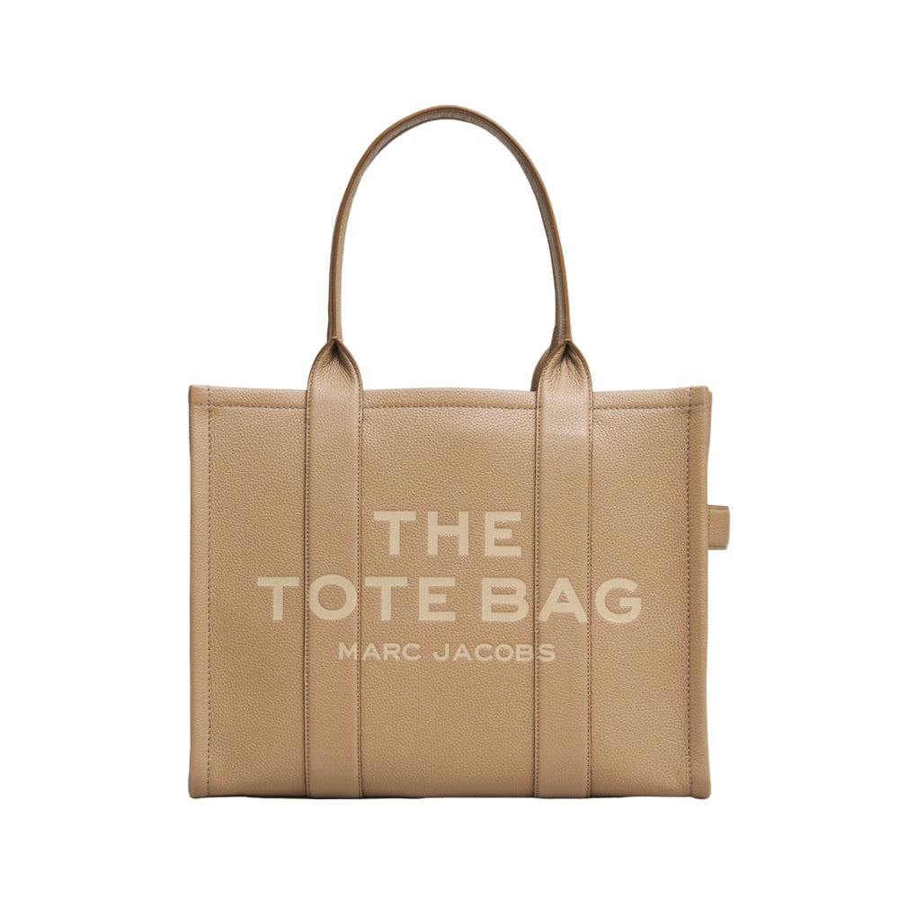 THE LEATHER LARGE TOTE BAG