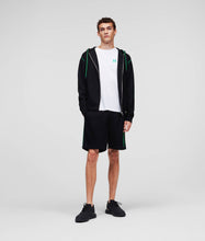 Load image into Gallery viewer, KARL LOGO ZIP-UP HOODIE