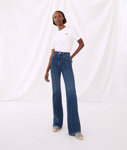 KARL X AMBER VALLETTA HIGH-WAISTED JEANS