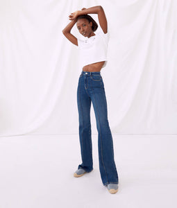 KARL X AMBER VALLETTA HIGH-WAISTED JEANS