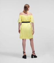 Load image into Gallery viewer, OFF-SHOULDER DRESS WITH BELT