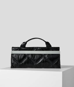 K/KROSS DEBOSSED LOGO TOP-HANDLE BAG