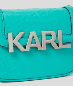 K/LETTERS EMBOSSED CROSSBODY