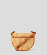 Load image into Gallery viewer, K/SIGNATURE SMALL RAFFIA SADDLE BAG