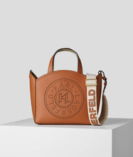 Load image into Gallery viewer, K/CIRCLE SMALL PERFORATED LOGO TOTE BAG