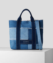 Load image into Gallery viewer, KARL X AMBER VALLETTA DENIM TOTE BAG