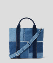 Load image into Gallery viewer, KARL X AMBER VALLETTA DENIM TOTE BAG