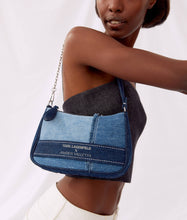 Load image into Gallery viewer, KARL X AMBER VALLETTA DENIM SHOULDER BAG