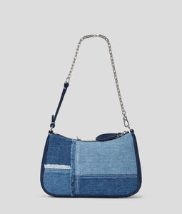 KARL X AMBER VALLETTA DENIM SHOULDER BAG