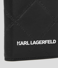 Load image into Gallery viewer, K/SKUARE EMBOSSED BI-FOLD CARDHOLDER