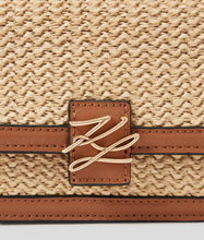 Load image into Gallery viewer, K/AUTOGRAPH RAFFIA PHONE POUCH