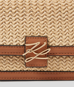 K/AUTOGRAPH RAFFIA PHONE POUCH