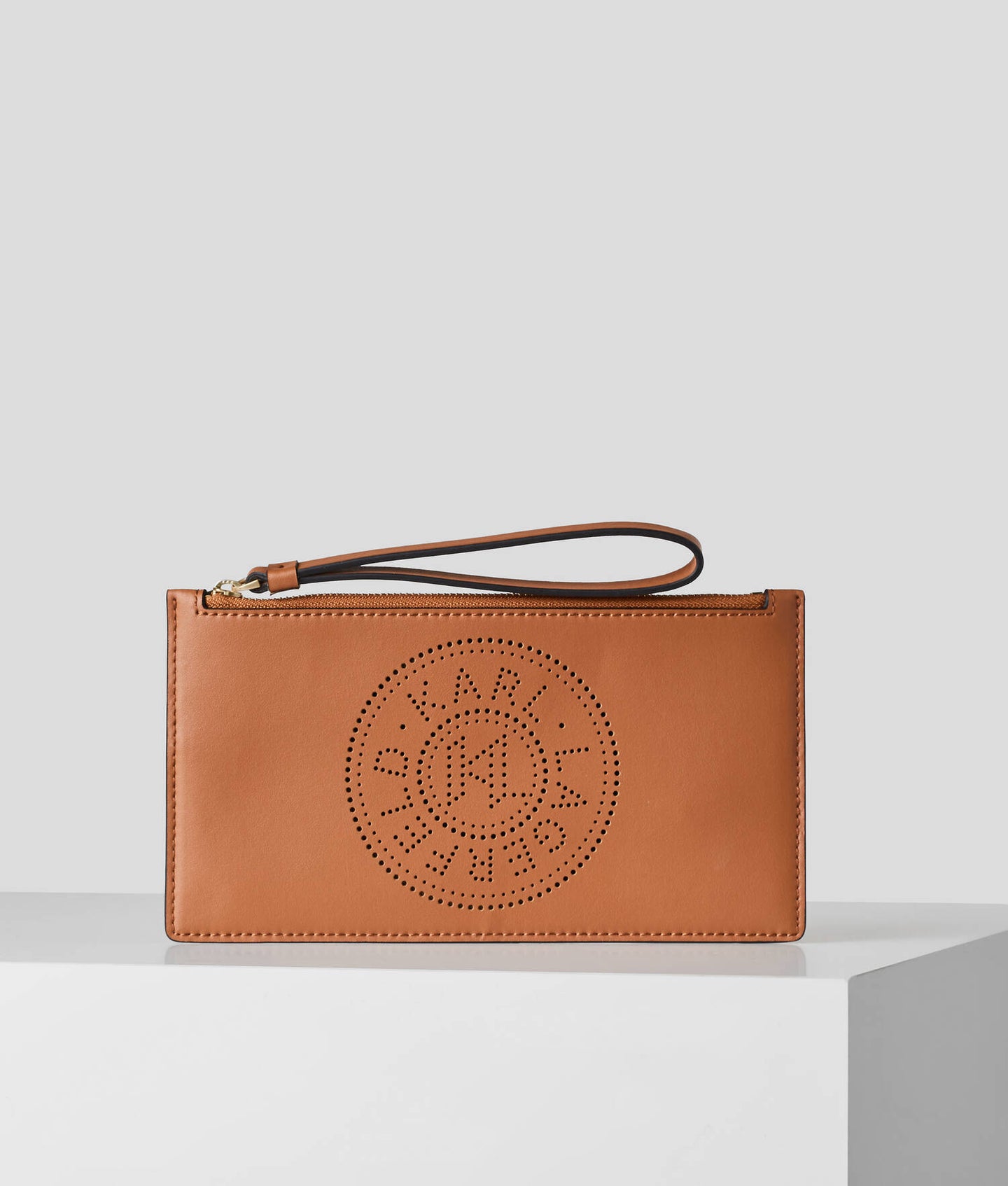 K/CIRCLE PERFORATED LOGO POUCH