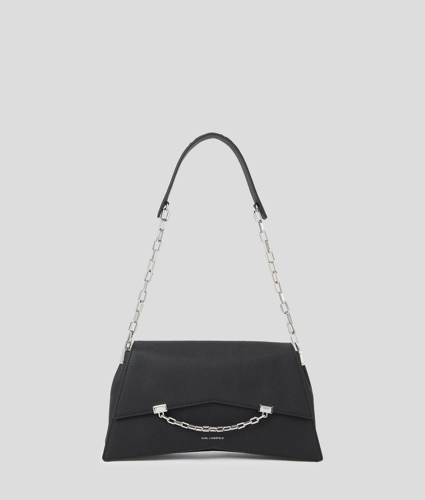 K/SEVEN LARGE GRAINY-LEATHER SHOULDER BAG