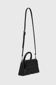 IKON K SMALL LEATHER CROSSBODY BAG