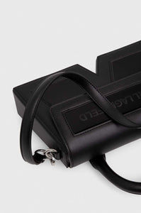 IKON K SMALL LEATHER CROSSBODY BAG