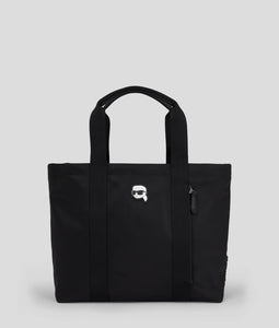 K/IKONIK NYLON LARGE ZIP-TOP TOTE BAG