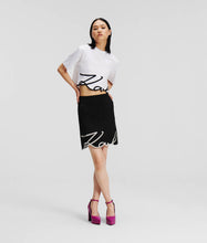 Load image into Gallery viewer, KARL SIGNATURE JERSEY SKIRT