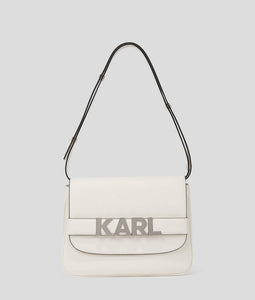 K/LETTERS FLAP SHOULDER BAG