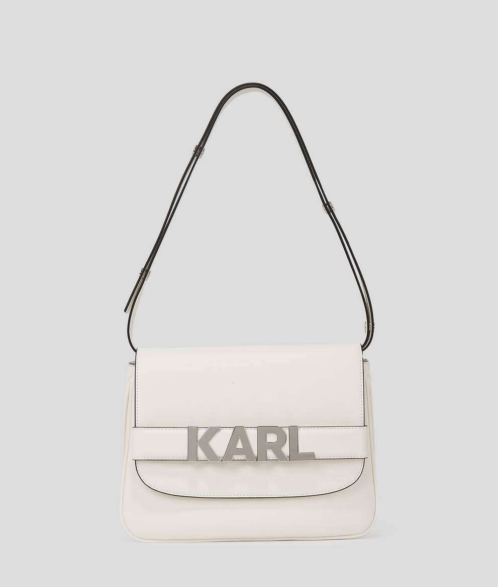 K/LETTERS FLAP SHOULDER BAG