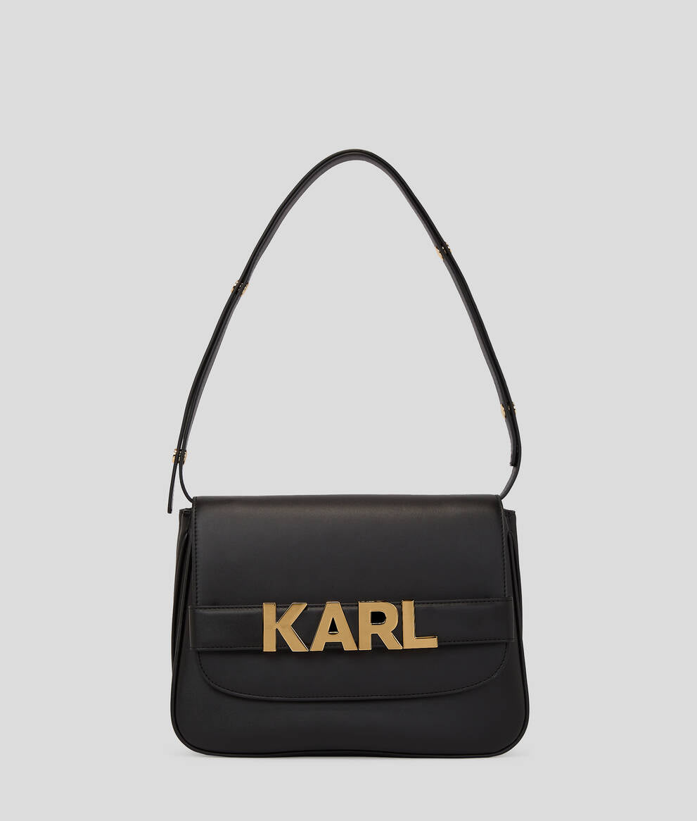 K/LETTERS FLAP SHOULDER BAG