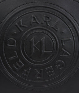 K/CIRCLE EMBOSSED LOGO SMALL TOTE BAG