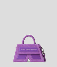 Load image into Gallery viewer, IKON K SMALL SUEDE CROSSBODY BAG