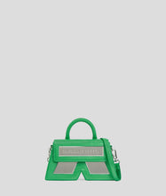 Load image into Gallery viewer, IKON K SMALL CROC-EFFECT CROSSBODY BAG