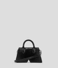 Load image into Gallery viewer, IKON K SMALL CROC-EFFECT CROSSBODY BAG