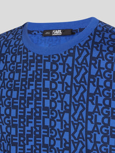 ALL-OVER KARL LOGO T-SHIRT