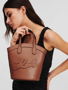 K/SIGNATURE TULIP SMALL TOTE BAG