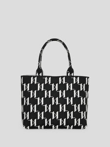 K/MONOGRAM KNIT LARGE TOTE BAG