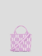 Load image into Gallery viewer, K/MONOGRAM KNIT SMALL TOTE BAG