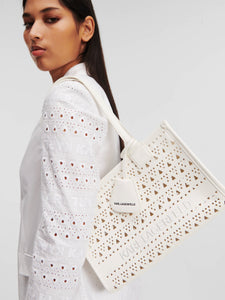 K/SKUARE MEDIUM PERFORATED TOTE BAG