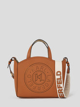 Load image into Gallery viewer, K/CIRCLE PERFORATED SMALL TOTE BAG