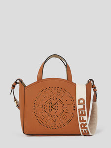 K/CIRCLE PERFORATED SMALL TOTE BAG