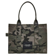 Load image into Gallery viewer, THE CAMO JACQUARD LARGE TOTE BAG