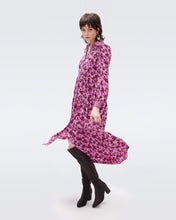 Load image into Gallery viewer, DVF ALEA DRESS FAL FRUITS TINY/WAVE GEO SM PK