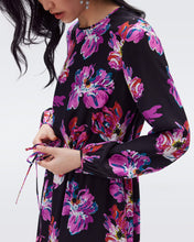 Load image into Gallery viewer, DVF	SYDNEY DRESS PAINTED BLOSSOM GT PINK ME
