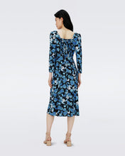 Load image into Gallery viewer, JOANNA DRESS IN PASSION PETALS STAR SAPPHIRE