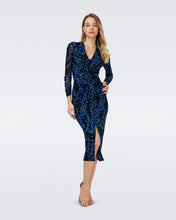 Load image into Gallery viewer, HADES DRESS IN FOLDED CHAIN BLUE