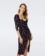 Load image into Gallery viewer, BETTINA MESH DRESS IN FORTUNE ROSE DOT