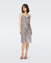 Load image into Gallery viewer, LATIKA SEQUIN DRESS IN SEQUIN LEOPARD