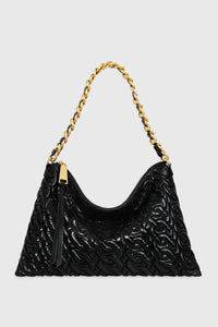 CHAIN QUILT SHOULDER BAG