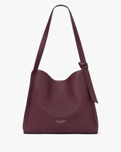 Load image into Gallery viewer, KNOTT PEBBLED LEATHER LARGE SHOULDER BAG