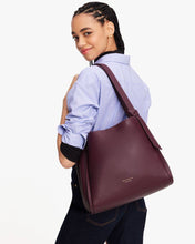 Load image into Gallery viewer, KNOTT PEBBLED LEATHER LARGE SHOULDER BAG