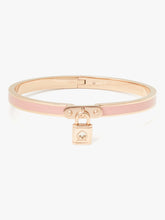 Load image into Gallery viewer, LOCK AND SPADE CHARM BANGLE